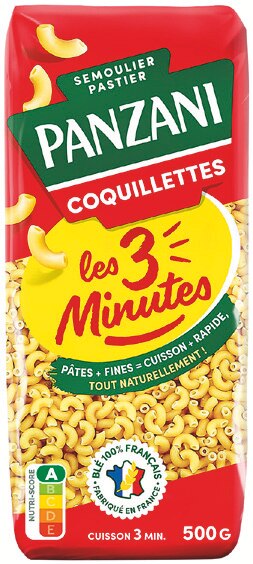 Panzani Pâtes les 3 minutes