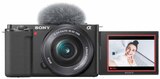 Aktuelles Alpha ZV-E10 + 16-50 mm Vlogger-Kamera Angebot bei MediaMarkt Saturn in Neuss ab 649,00 €