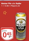 Pils Angebote von Meister bei GLOBUS Worms für 0,45 €