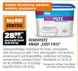 Dekorputz "Easy Putz" von Knauf im aktuellen OBI Prospekt für 28,99 €