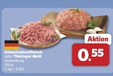 Schweinehackfleisch bei combi im Lippstadt Prospekt für 0,55 €