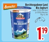 Joghurt im EDEKA Prospekt Berchtesgadener Land Bio-Joghurt von Demeter im aktuellen EDEKA Prospekt für 1,19 €