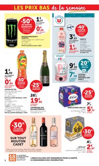 Promotion Champagne dans le prospectus U Express, valable du 28/07/2026 au 09/08/2026 Promo Champagne dans le catalogue U Express du moment à la page 8