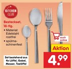 Besteckset Angebote von Kitchen Club bei Netto Marken-Discount Arnsberg für 4,99 €