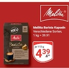 Barista Kapseln im Angebot bei GLOBUS in Gotha Barista Kapseln Angebote von Melitta bei GLOBUS Gotha für 4,39 €