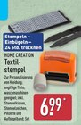 Textilstempel von Home Creation für 6,99 € bei ALDI Nord im Angebot Textilstempel von Home Creation im aktuellen ALDI Nord Prospekt