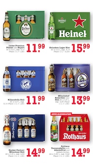 Bier im E center Prospekt "Aktuelle Angebote" mit 69 Seiten (Frankfurt (Main))