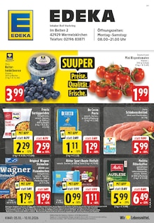 EDEKA Wermelskirchen Prospekt der aktuellen Woche, gültig von 05.10.2026 bis 10.10.2026 Aktueller EDEKA Wermelskirchen Prospekt "Aktuelle Angebote" mit 26 Seiten