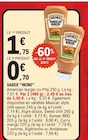 Sauce - Heinz en promo chez E.Leclerc Sauce - Heinz dans le catalogue E.Leclerc