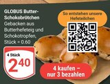 Aktuelles Butter-Schokobrötchen Angebot bei GLOBUS in Halle (Saale) ab 2,40 €