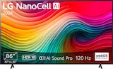 86 NANO 81 T6A  NanoCell TV Angebote von LG bei MediaMarkt Saturn Steinhagen für 1.099,00 €