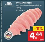 Aktuelles Puten-Ministeaks Angebot bei Netto Marken-Discount in Rostock ab 4,44 €