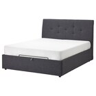 Aktuelle Bett Angebote bei IKEA in Braunschweig Aktuelles Bettgestell gepolstert mit Aufbew. Gunnared dunkelgrau 160x200 cm Angebot bei IKEA in Braunschweig ab 549,00 €