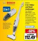 2-in-1-Akku- und Handstaubsauger von BOSCH für 112,49 € bei Lidl im Angebot 2-in-1-Akku- und Handstaubsauger von BOSCH im aktuellen Lidl Prospekt