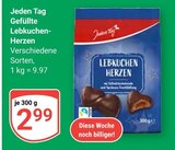 Aktuelles Gefüllte Lebkuchen-Herzen Angebot bei GLOBUS in Oberhausen ab 2,99 €