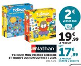 T'CHOUPI MON PREMIER CHERCHE ET TROUVE OU MON COFFRET 7 JEUX - Nathan - Super U T'CHOUPI MON PREMIER CHERCHE ET TROUVE OU MON COFFRET 7 JEUX - Nathan à 17,99 € dans le catalogue Super U