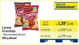 Crunchips von Lorenz für 1,49 € bei METRO im Angebot Crunchips von Lorenz im aktuellen METRO Prospekt