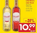 Blanc oder Rosé von Lillet für 10,99 € bei Netto Marken-Discount im Angebot Blanc oder Rosé von Lillet im aktuellen Netto Marken-Discount Prospekt
