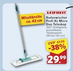 Bodenwischer Profi XL Micro Duo Teleskop im Angebot bei combi in Hannover Bodenwischer Profi XL Micro Duo Teleskop Angebote von LEIFHEIT bei combi Hannover für 29,99 €
