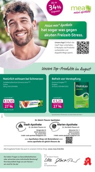 Aktueller mea - meine apotheke Prospekt "Unsere August-Angebote" für Dietenheim Aktueller mea - meine apotheke Prospekt für Dietenheim mit Seiten
