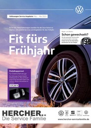 Volkswagen Prospekt "Fahrtrichtung Frühling" für Cavertitz, 1 Seite, 01.03.2023 - 31.05.2023