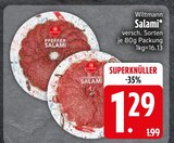 Salami von Wiltmann im aktuellen EDEKA Prospekt für 1,29 €