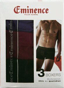 Lot de 3 Boxers business - Géant Casino à Aix-en-Provence Lot de 3 Boxers business en promo chez Géant Casino Aix-en-Provence à 19,42 €