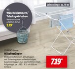 Aktuelle Wäscheständer Angebote bei Lidl in Erlangen Aktuelles Wäscheklammern/Teleskopkörbchen Angebot bei Lidl in Erlangen ab 2,19 €