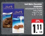 Maître Chocolatier Schokolade Angebote von Lindt bei E center Jena für 1,11 €