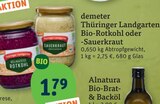 Thüringer Landgarten Bio-Rotkohl Angebote von demeter bei tegut Stuttgart für 1,79 €