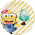 Lot de 8 assiettes - MINIONS en promo chez Carrefour Lot de 8 assiettes - MINIONS dans le catalogue Carrefour
