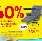 Relaxsessel mit Hocker Angebote bei ROLLER Singen für 269,99 €