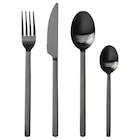 Besteck 24-tlg. schwarz im IKEA Prospekt Besteck 24-tlg. schwarz von STOCKHOLM 2025 im aktuellen IKEA Prospekt für 59,99 €