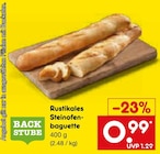 Rustikales Steinofen-baguette im Angebot bei Netto Marken-Discount in Völklingen Rustikales Steinofen-baguette Angebote von BACK STUBE bei Netto Marken-Discount Völklingen für 0,99 €