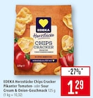 Herzstücke Chips Cracker Pikant Tomatengeschmack im Angebot bei Marktkauf in Ulm Herzstücke Chips Cracker Pikant Tomatengeschmack Angebote von EDEKA bei Marktkauf Ulm für 1,29 €