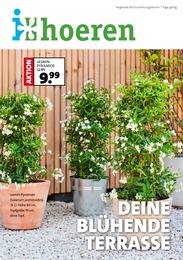 Aktueller Hoeren Gartencenter Prospekt, "DEINE BLÜHENDE TERRASSE", mit Angeboten der Woche, gültig von 26.04.2024 bis 26.04.2024