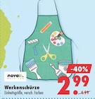 Werkenschürze im Angebot bei Mäc-Geiz in Chemnitz Werkenschürze Angebote von nova creative bei Mäc-Geiz Chemnitz für 2,99 €