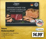 Rinderroastbeef von Deluxe im aktuellen Lidl Prospekt für 14,99 €