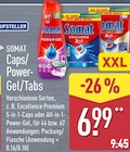 Caps/Power-Gel/Tabs von Somat im aktuellen ALDI Nord Prospekt