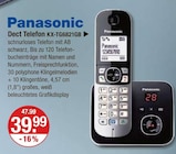 Dect Telefon KX-TG6821GB im V-Markt Prospekt Dect Telefon KX-TG6821GB von Panasonic im aktuellen V-Markt Prospekt für 39,99 €