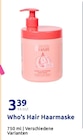 Haarmaske im Action Prospekt Haarmaske von Who's Hair im aktuellen Action Prospekt für 3,39 €