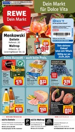 Aktueller REWE Supermarkt Prospekt in Waltrop und Umgebung, "Dein Markt" mit 30 Seiten, 22.04.2024 - 27.04.2024