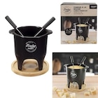 Service à fondue à la bougie duo Cook Concept KC2488 Noir et Beige dans le catalogue Fnac