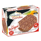 Le burger Halal surgelé - ORIENTAL VIANDES en promo chez Carrefour Le burger Halal surgelé - ORIENTAL VIANDES dans le catalogue Carrefour