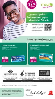 Aktueller mea - meine apotheke Prospekt (Deiningen, 4 Seiten zum blättern mea - meine apotheke Prospekt Unsere Juni-Angebote mit 4 Seiten