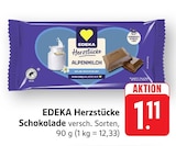Aktuelles Herzstücke Schokolade Angebot bei EDEKA in Freiburg (Breisgau) ab 1,11 €