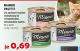 Pastete Angebote von Miamor bei Zookauf Dinslaken für 0,69 €
