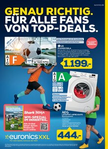 Fernseher im EURONICS Prospekt "GENAU RICHTIG. FÜR ALLE FANS VON TOP-DEALS." mit 14 Seiten (Gronau (Westfalen))