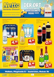 Gerolsteiner im Netto Marken-Discount Prospekt in Saarbrücken Aktueller Netto Marken-Discount Prospekt mit Gerolsteiner, "DER ORT, AN DEM DU IMMER AUSGEZEICHNETE PREISE FINDEST.", Seite 1