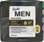 Diskret Men Hygiene-Einlagen Level 2 von facelle im aktuellen Rossmann Prospekt für 2,99 €